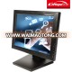 Wall mount 15 inch lcd touch screen monitor for pos